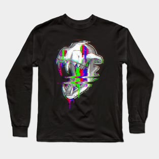 Glitch Wolf Long Sleeve T-Shirt